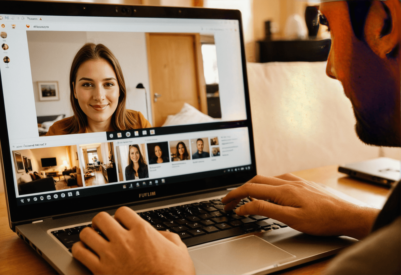 Paar räumt gemeinsam eine neue Wohnung ein