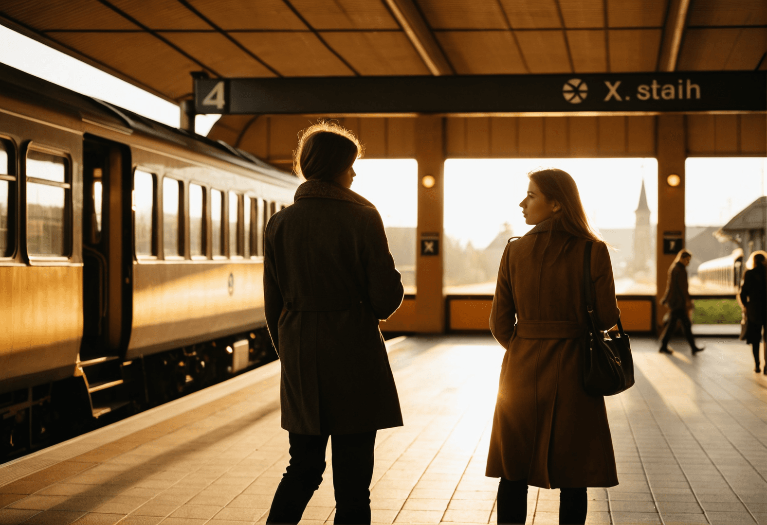 Paar in einem ernsten Gespräch