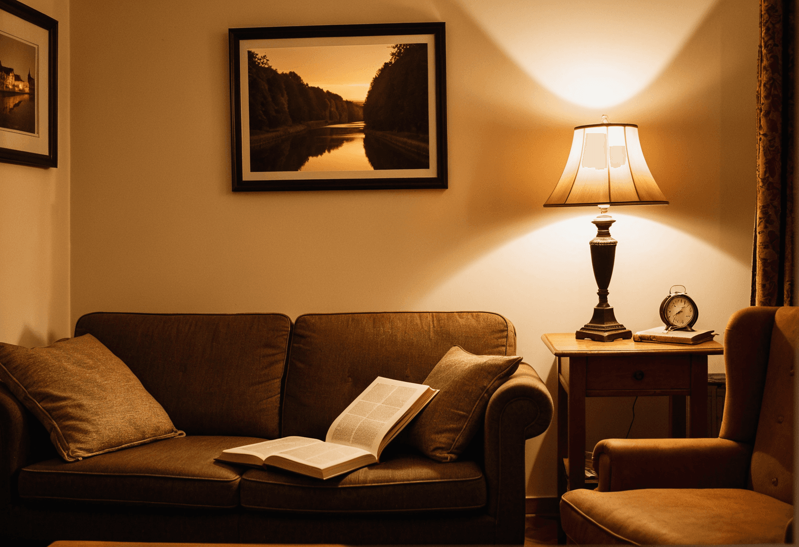 Mann hält Kochzutaten vor Laptop-Kamera