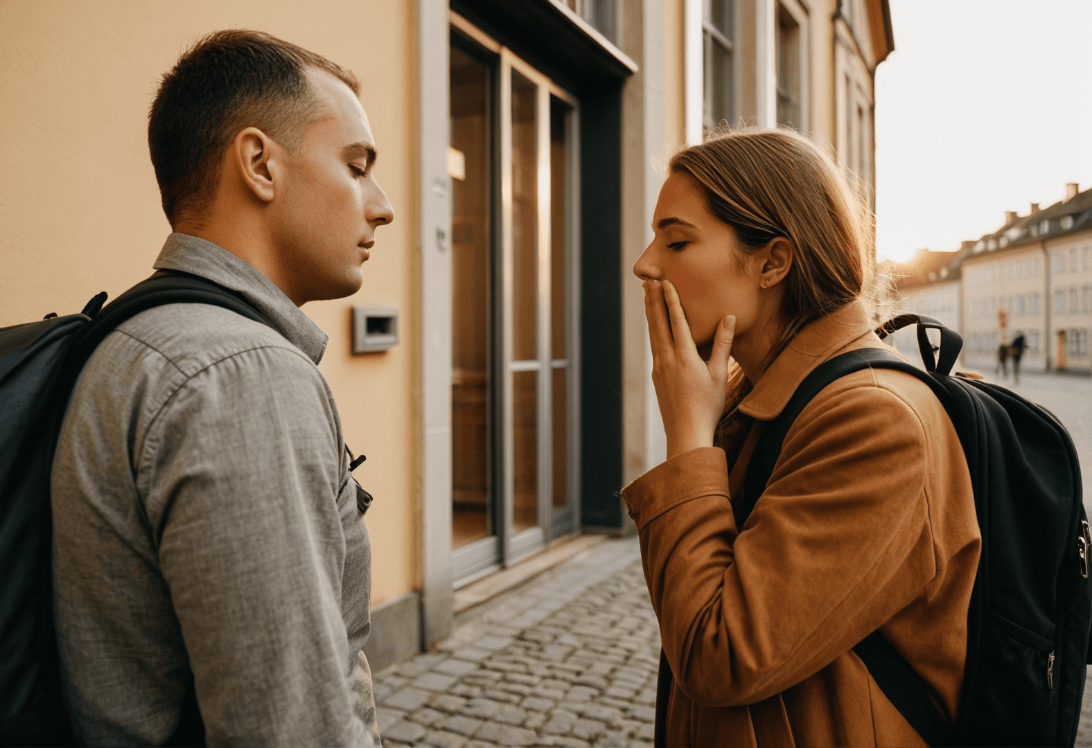 Paar beim gemeinsamen Sprachkurs per Video