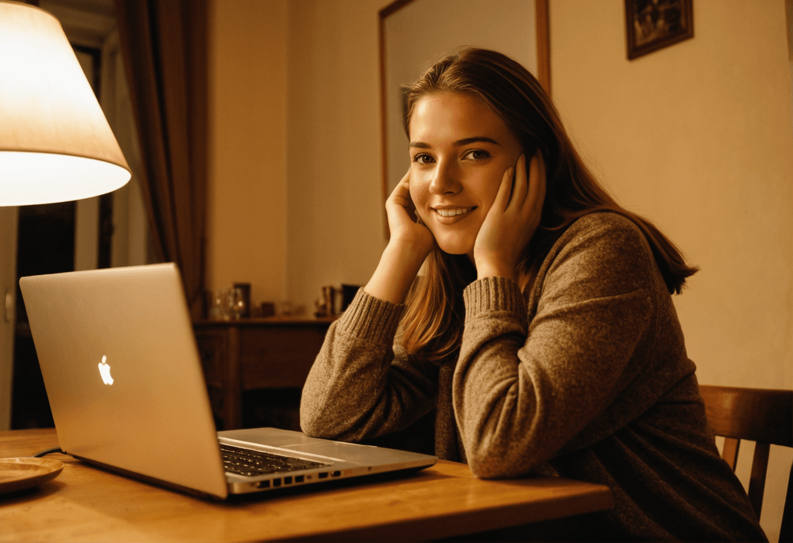 Hände zweier Menschen berühren ein Glas Kerze