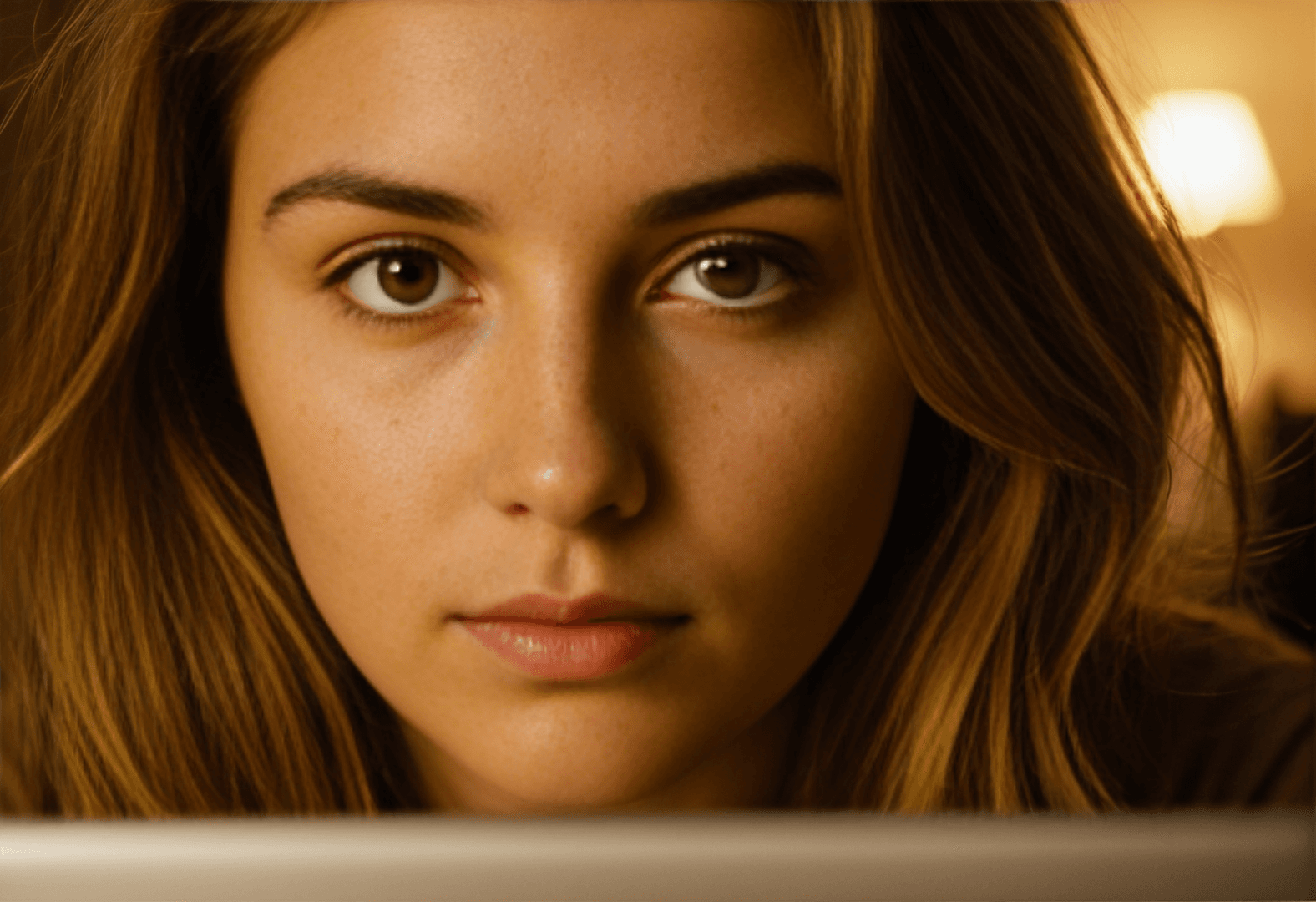 Mann überprüft Handy in ruhiger Abendatmosphäre