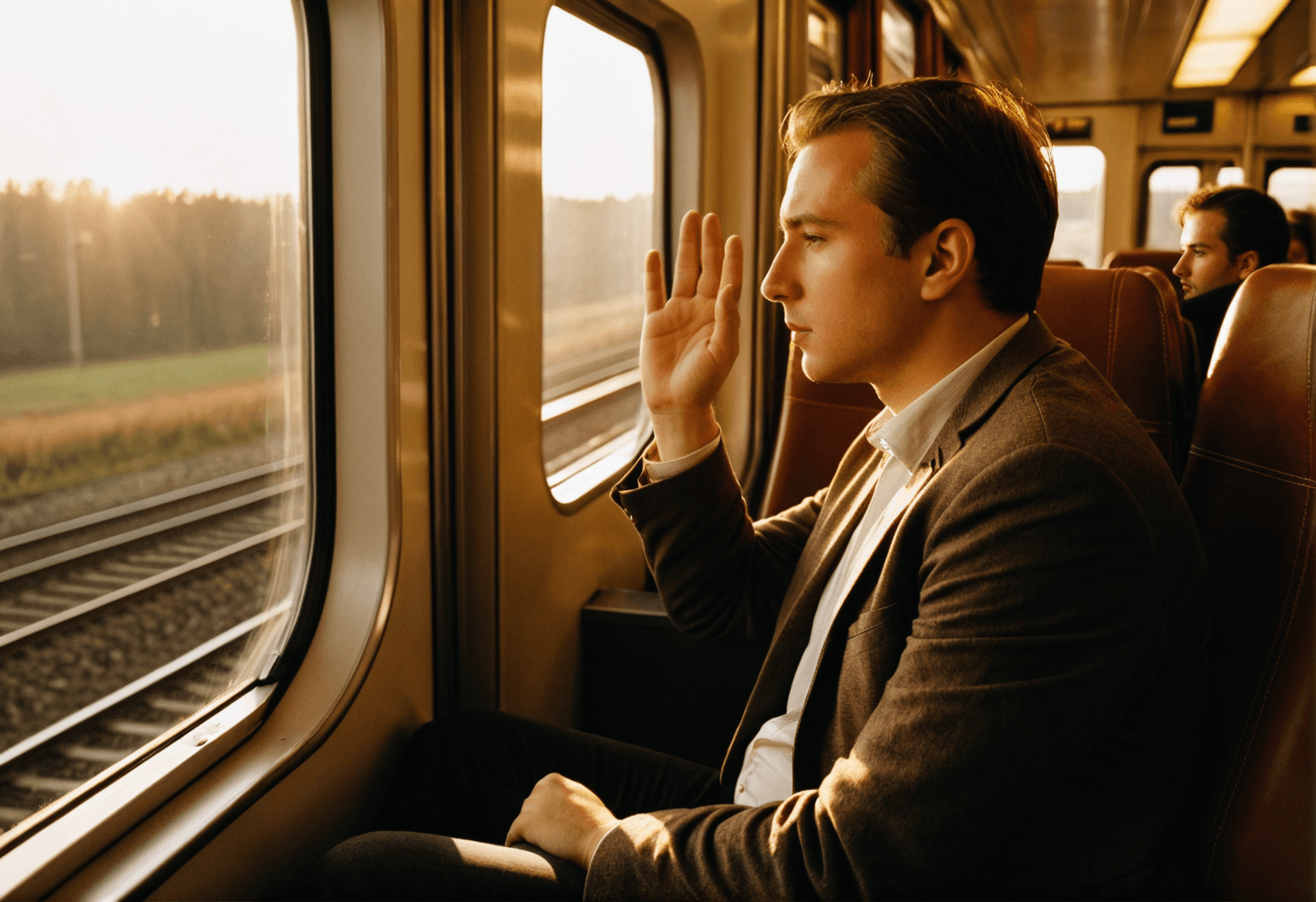 Umzugskartons in einer leeren Wohnung mit Blick aus dem Fenster auf eine neue Stadt