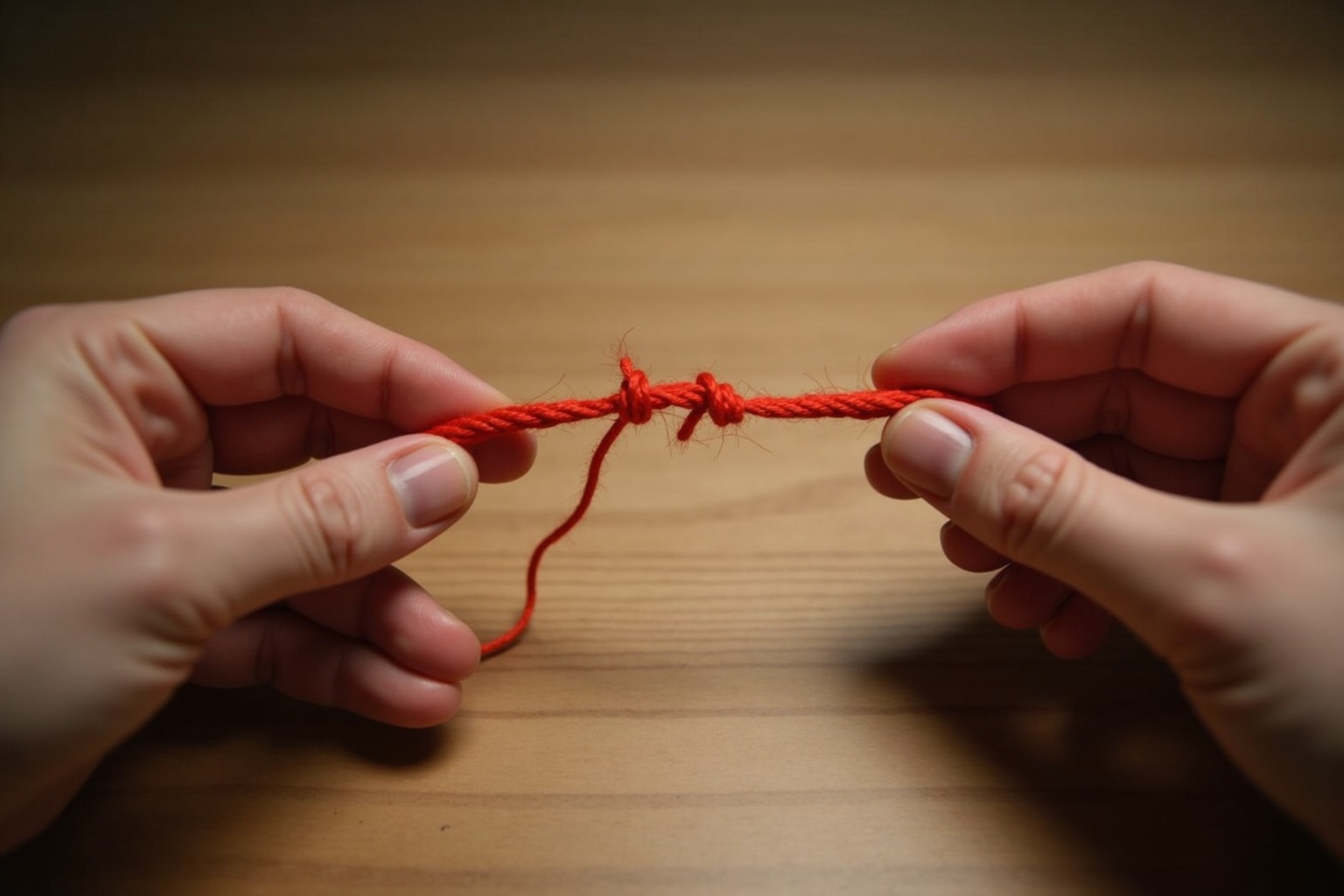 Paar sitzt sich nachdenklich gegenüber