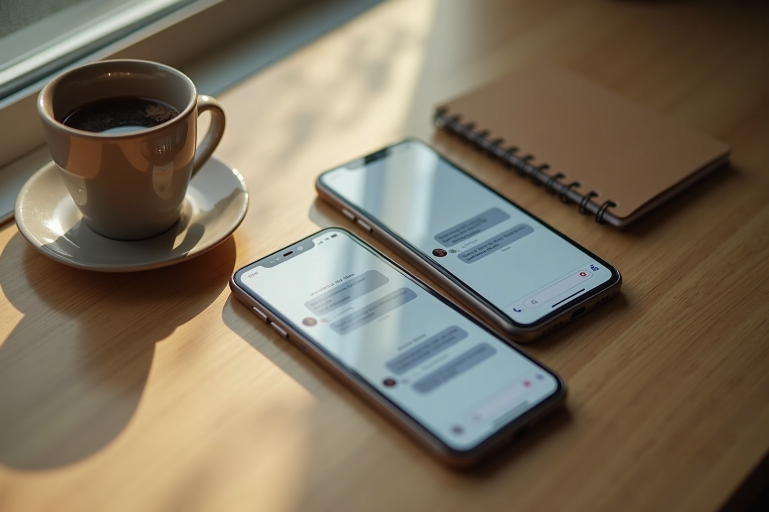 Person hält nachdenklich ihr Handy in der Hand