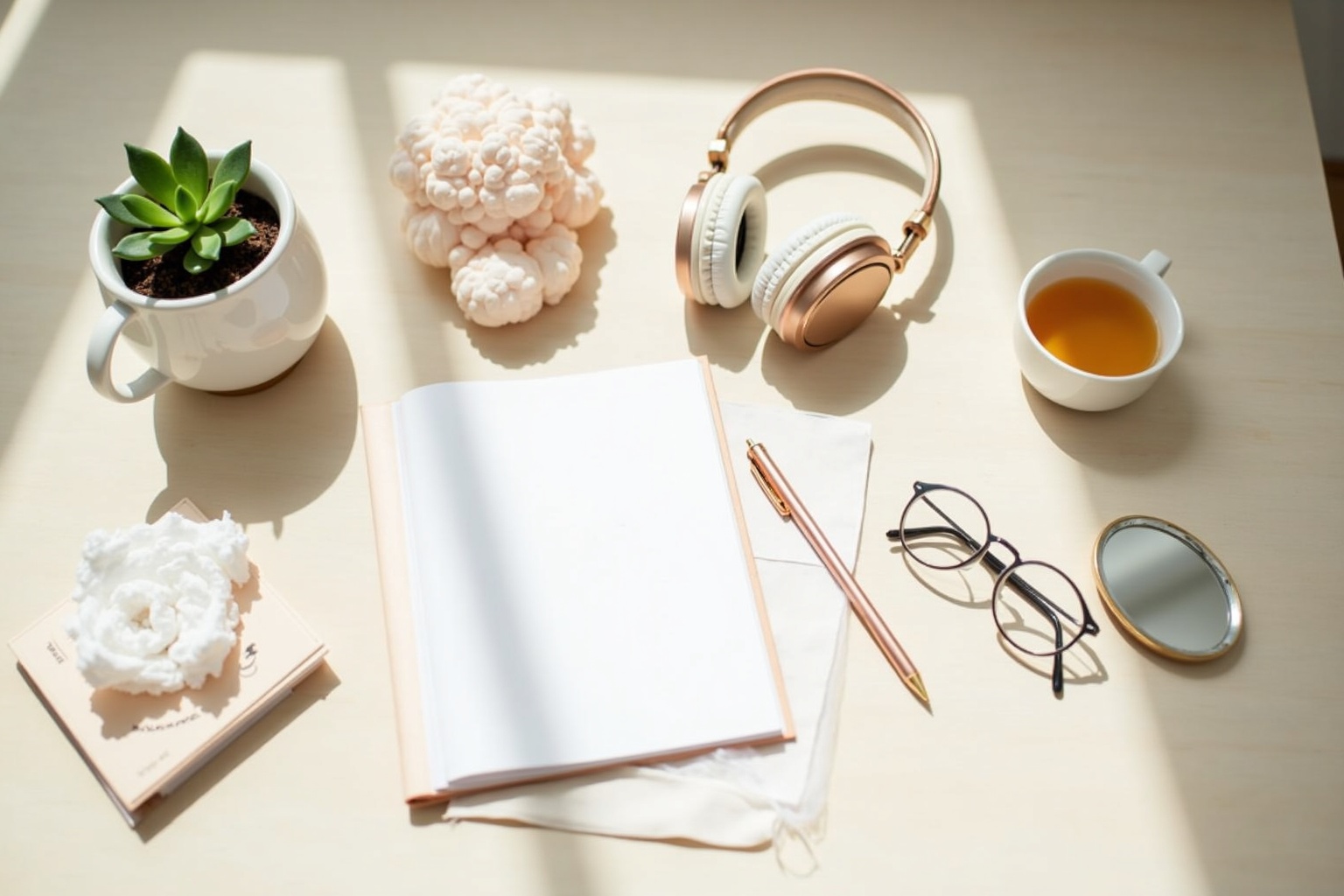 Frau genießt alleine Zeit in einem Café